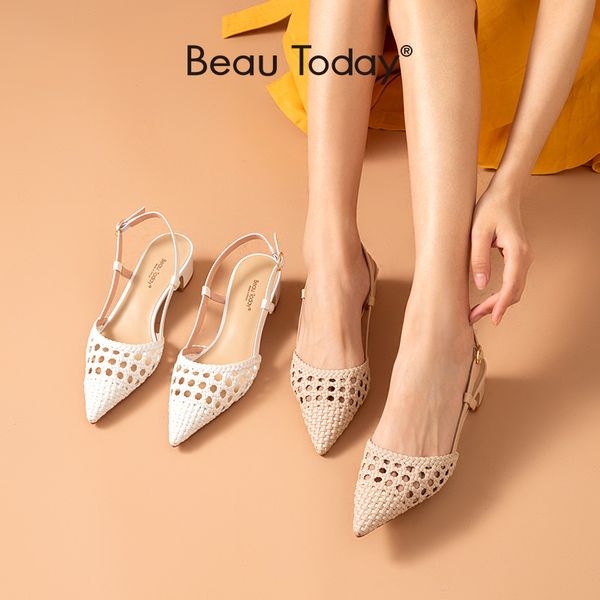 dress shoes beautoday sandals women genuine cow leather weaving detail pointed toe buckle strap summer ladies med heel handmade 31094, Black
dress shoes beautoday sandals women genuine cow leather weaving detail pointed toe buckle strap summer ladies med heel handmade 31094, Black