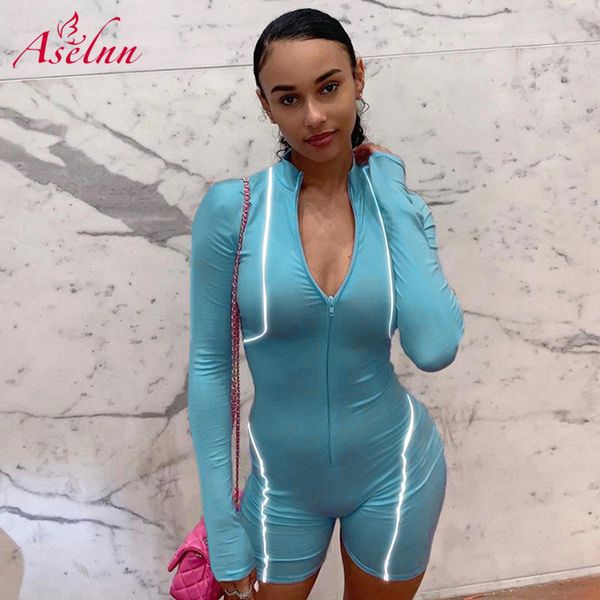 women's jumpsuits & rompers aselnn reflective line patchwork bodycon one piece jumpsuit women long sleeve zipper skinny biker shorts fi, Black;white
women's jumpsuits & rompers aselnn reflective line patchwork bodycon one piece jumpsuit women long sleeve zipper skinny biker shorts fi, Black;white