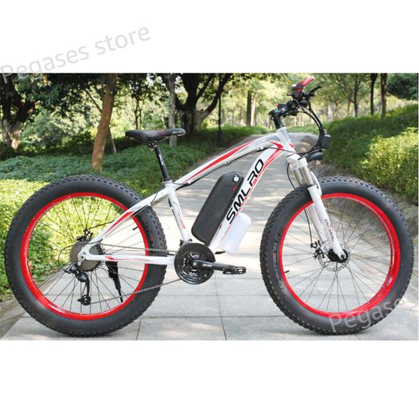1000w powerful electric bicycle 26 inch mountain bike for 35km/h 13ah battery ebike snow e-bike 21 speed, Silver;blue
1000w powerful electric bicycle 26 inch mountain bike for 35km/h 13ah battery ebike snow e-bike 21 speed, Silver;blue
