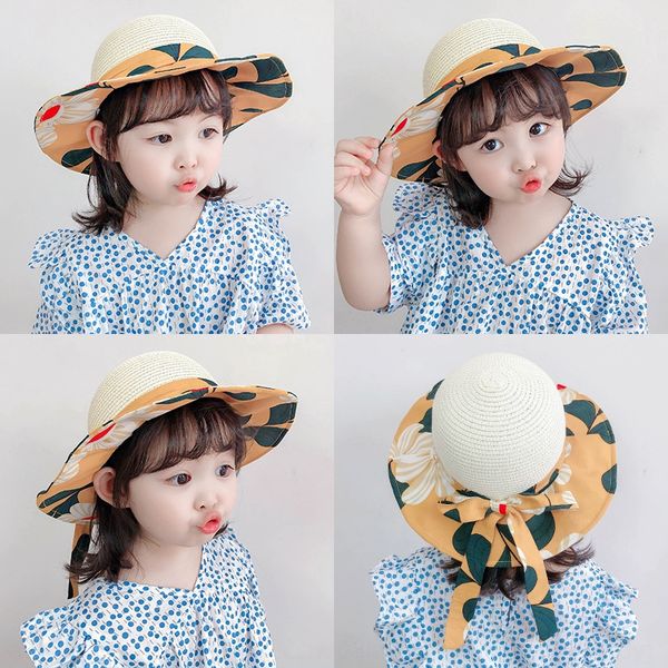 rrqv3 children's korean style summer protection girlsstraw bucket bucket straw fisherman sun basin baby fisherman princess beach hat su, Yellow
rrqv3 children's korean style summer protection girlsstraw bucket bucket straw fisherman sun basin baby fisherman princess beach hat su, Yellow