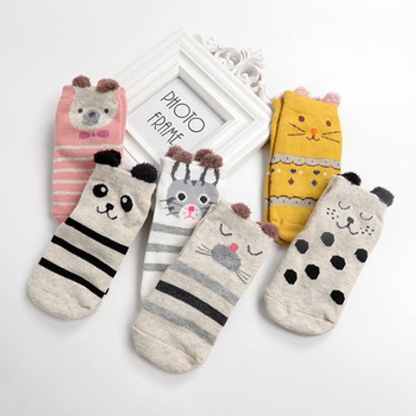3 pairs/lot autumn and winter baby girls boys cute cartoon non-slip cotton toddler floor socks animal pattern baby shoes, Pink;yellow
3 pairs/lot autumn and winter baby girls boys cute cartoon non-slip cotton toddler floor socks animal pattern baby shoes, Pink;yellow