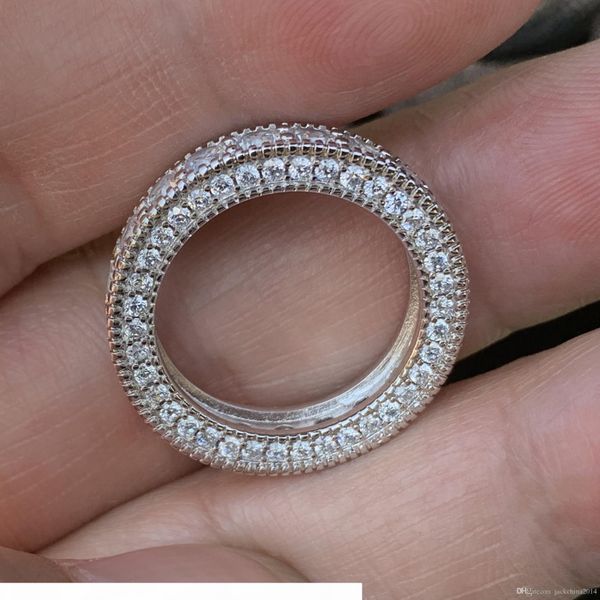 s vintage fashion jewelry 925 sterling silver circle ring white z cz diamond gemstones wedding engagement band ring for lovers , Slivery;golden
s vintage fashion jewelry 925 sterling silver circle ring white z cz diamond gemstones wedding engagement band ring for lovers , Slivery;golden