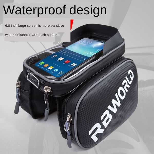 6.8 large capacity front beam mountain bike mobile bicycle mobile phone bicycle phone bag tube bag waterproof riding equipment
6.8 large capacity front beam mountain bike mobile bicycle mobile phone bicycle phone bag tube bag waterproof riding equipment