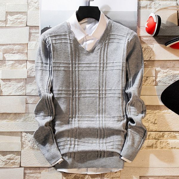 men autumn and winter warm pullover casual fashion solid color sweaters new knit v-neck long sleeve pullover knitwear sweater, White;black
men autumn and winter warm pullover casual fashion solid color sweaters new knit v-neck long sleeve pullover knitwear sweater, White;black