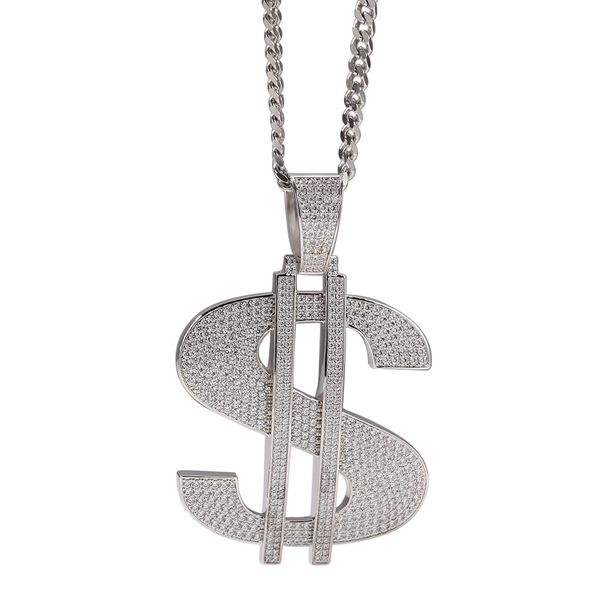 new hip hop jewellery necklace big size iced out chains cubic zirconia copper set with diamonds 18k gold plating $ letter necklace
new hip hop jewellery necklace big size iced out chains cubic zirconia copper set with diamonds 18k gold plating $ letter necklace