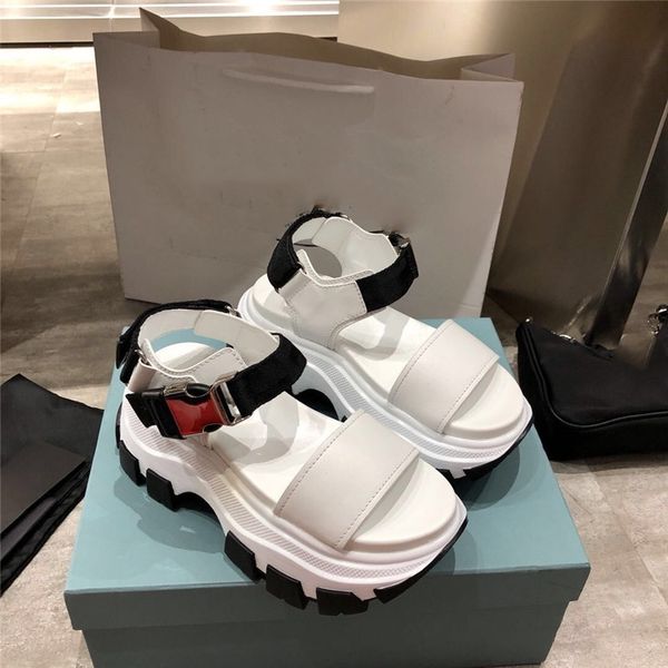 sponge cake sandals leather thick-soled leisure beach shoes heighten buckle fashion casual comfortable super soft sandals, Black
sponge cake sandals leather thick-soled leisure beach shoes heighten buckle fashion casual comfortable super soft sandals, Black