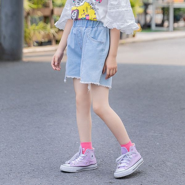 marcos girls' denim wide leg shorts summer 2020 new girls' western style casual shorts pants all-match pants, Blue
marcos girls' denim wide leg shorts summer 2020 new girls' western style casual shorts pants all-match pants, Blue