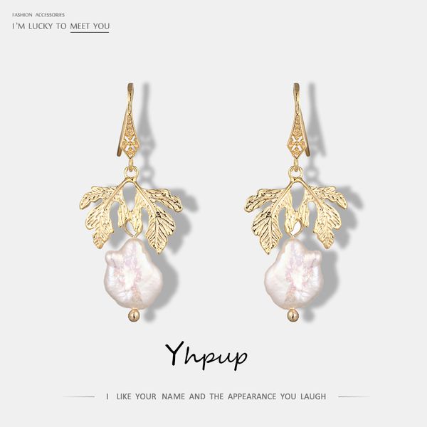yhpup new classic simple design leaf plant baroque dangle earrings for women natural pearls elegant jewelry gift party wedding, Silver
yhpup new classic simple design leaf plant baroque dangle earrings for women natural pearls elegant jewelry gift party wedding, Silver