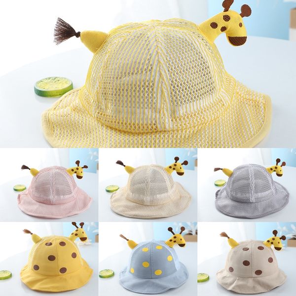 fisherman cap baby cap summer new mesh cartoon giraffe baby sun adjustable children sun hat fisherman hat, Yellow
fisherman cap baby cap summer new mesh cartoon giraffe baby sun adjustable children sun hat fisherman hat, Yellow