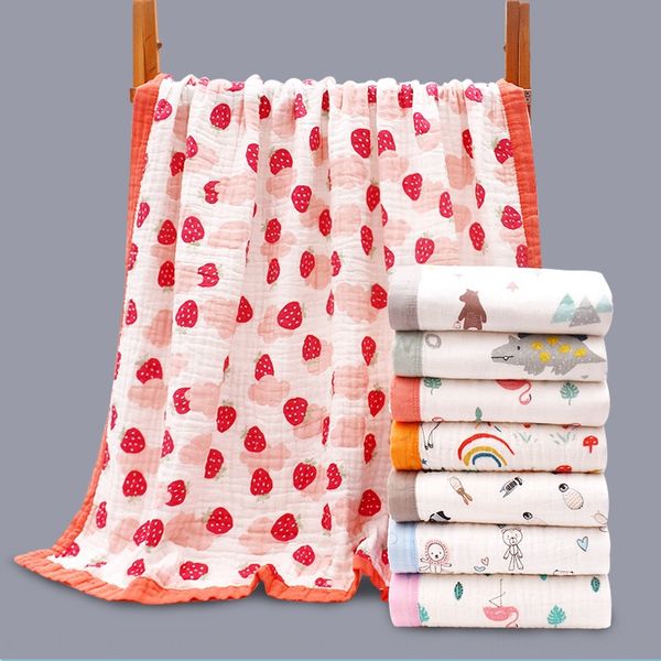 cotton 6-layer gauze towel high density bubble gauze wide edge newborn baby quilt bath towel bath towelcartoon baby blanket
cotton 6-layer gauze towel high density bubble gauze wide edge newborn baby quilt bath towel bath towelcartoon baby blanket