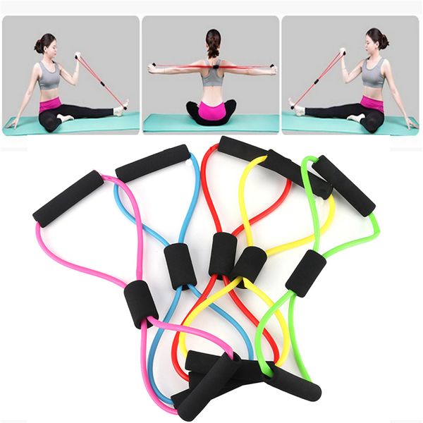 2020 new home office sport 8 shape pull rope tube fitness elastic workout bands exercise resistance belts tools
2020 new home office sport 8 shape pull rope tube fitness elastic workout bands exercise resistance belts tools
