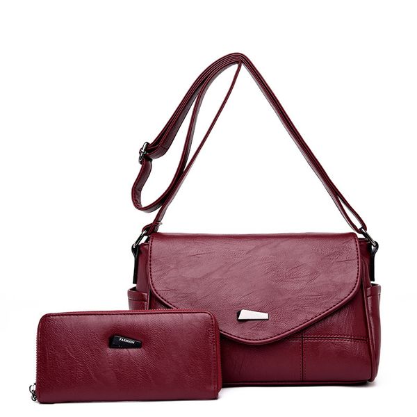 new purses and handbags leather women shoulder bags 2 sets designer women messenger crossbody bags sac a main femme
new purses and handbags leather women shoulder bags 2 sets designer women messenger crossbody bags sac a main femme