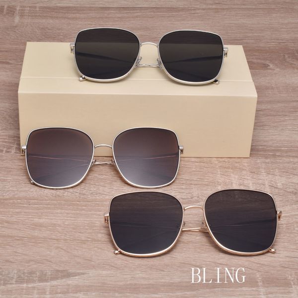 2020 new korean brand design gentle bling sunglasses women men square alloy eyeglasses uv400 glasses with case, Silver
2020 new korean brand design gentle bling sunglasses women men square alloy eyeglasses uv400 glasses with case, Silver