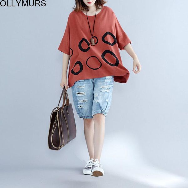 plus size women 2020 summer t-shirts basic lady tunic big size print tees cotton linen casual loose female clothes 4xl 5xl, White
plus size women 2020 summer t-shirts basic lady tunic big size print tees cotton linen casual loose female clothes 4xl 5xl, White