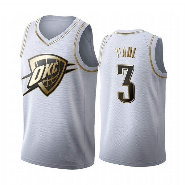Oklahoma City Thunder Shai Gilgeous-Alexander Chris Paul Men Golden NBA Edition White Basketball Jersey
Oklahoma City Thunder Shai Gilgeous-Alexander Chris Paul Men Golden NBA Edition White Basketball Jersey