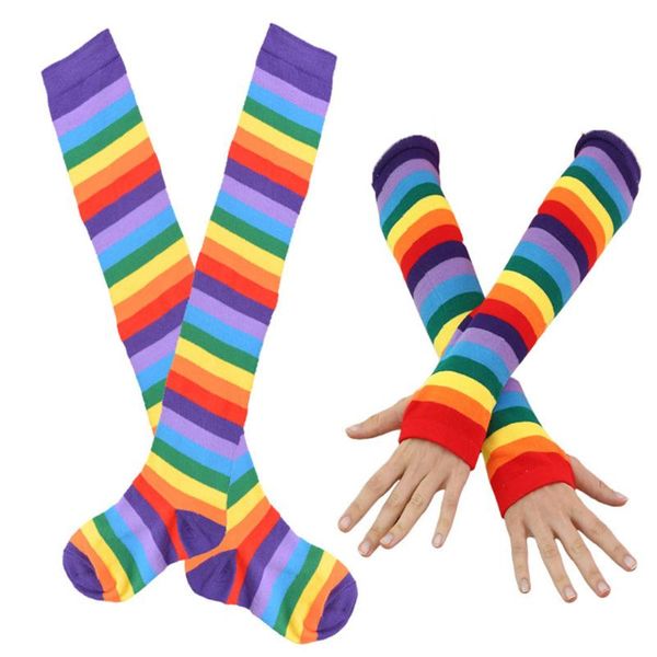 fashion over knee soft party slim elastic long gloves women stockings set casual cotton blend striped cosplay rainbow anti slip, Blue;gray
fashion over knee soft party slim elastic long gloves women stockings set casual cotton blend striped cosplay rainbow anti slip, Blue;gray