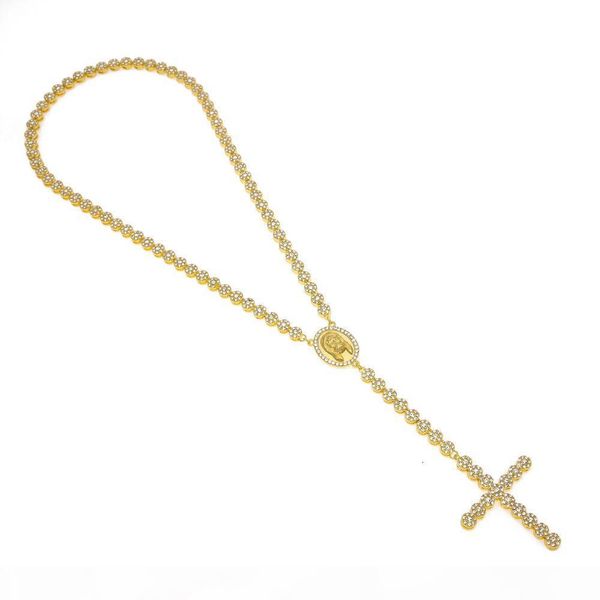 religious gold silver plated catholic rosary seed beaded cross pendant stainless steel necklace fashion jewelry
religious gold silver plated catholic rosary seed beaded cross pendant stainless steel necklace fashion jewelry
