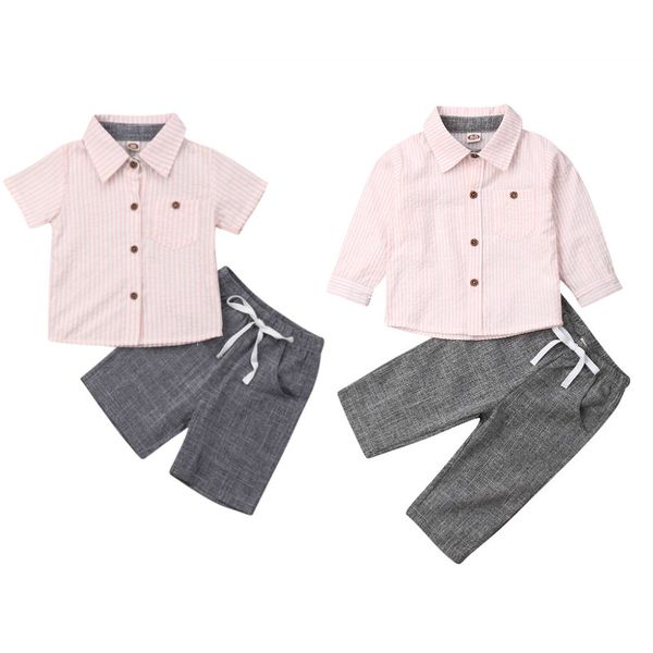 1-5y toddler kid baby boys gentleman sets stripe cotton shirt shorts clothes outfit summer boy formal 2pcs boys clothing, White
1-5y toddler kid baby boys gentleman sets stripe cotton shirt shorts clothes outfit summer boy formal 2pcs boys clothing, White