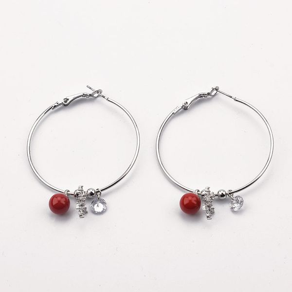 charm zi.sen vintage hoop earring cubic zircon fashion jewelry for women girl silver color geometric crystal brincos, Golden
charm zi.sen vintage hoop earring cubic zircon fashion jewelry for women girl silver color geometric crystal brincos, Golden