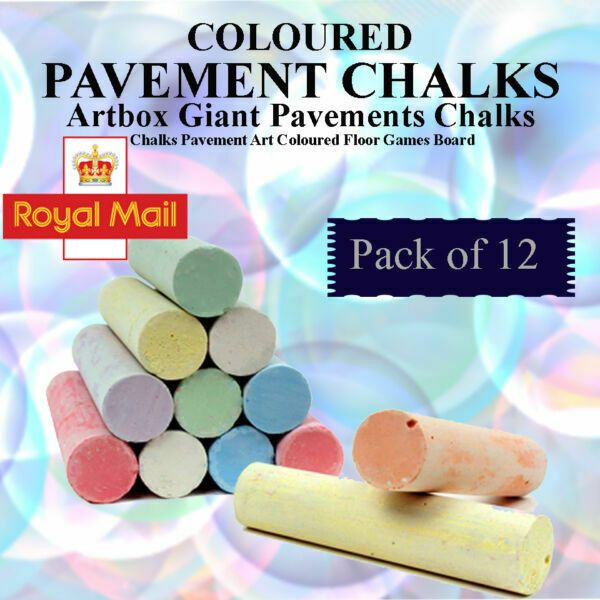 12x Ce Approved Safe Chalk For Kids Small Giant Chalk Pavement Chalk School Home