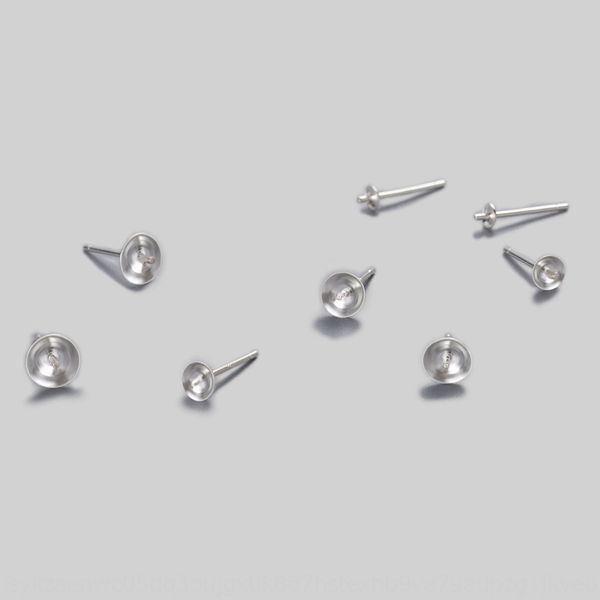 44xk4 s925 diy bie zhen accessory pearl earring simple diy fashion sterling silver accessories bowl empty pin concave head pin silver orname
44xk4 s925 diy bie zhen accessory pearl earring simple diy fashion sterling silver accessories bowl empty pin concave head pin silver orname