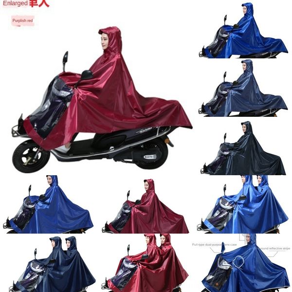 first large raincoat double waterproof extra thick motorcycle cloak motorcycle battery car tram tuo car poncho leather for men, Black
first large raincoat double waterproof extra thick motorcycle cloak motorcycle battery car tram tuo car poncho leather for men, Black