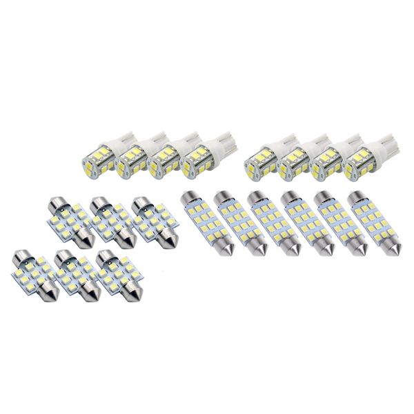 20x white led light interior package kit for t10 & 31mm map e + license plate
20x white led light interior package kit for t10 & 31mm map e + license plate