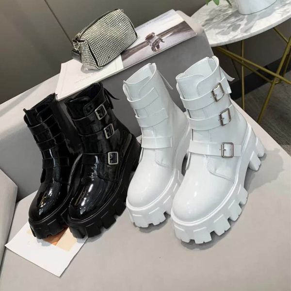 women white black platform martin boots casual flats thick sole genuine leather shoes wedding full dress high version ankle heel height 6cm
women white black platform martin boots casual flats thick sole genuine leather shoes wedding full dress high version ankle heel height 6cm