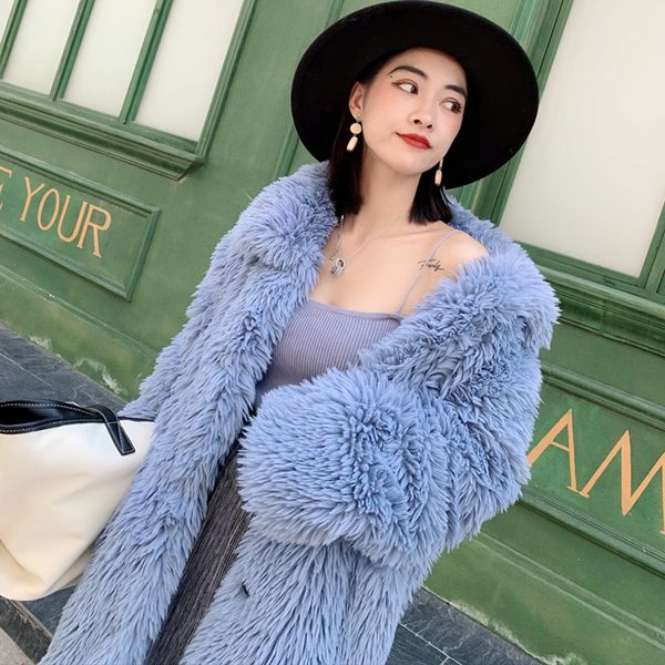 faux fur coat women2020 casual furry thick warm long faux jacket loose winter coat women teddy manteau femme hiver, Black
faux fur coat women2020 casual furry thick warm long faux jacket loose winter coat women teddy manteau femme hiver, Black