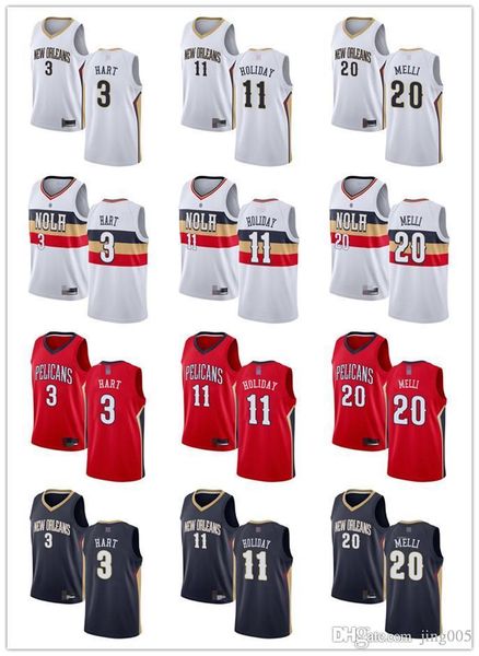 mens женщин молодежи жители нового орлеана пеликаны 3 джош харт 11 jrue праздник 20 николо мелли белый флот обычай баскетбольное, Black;red
mens женщин молодежи жители нового орлеана пеликаны 3 джош харт 11 jrue праздник 20 николо мелли белый флот обычай баскетбольное, Black;red