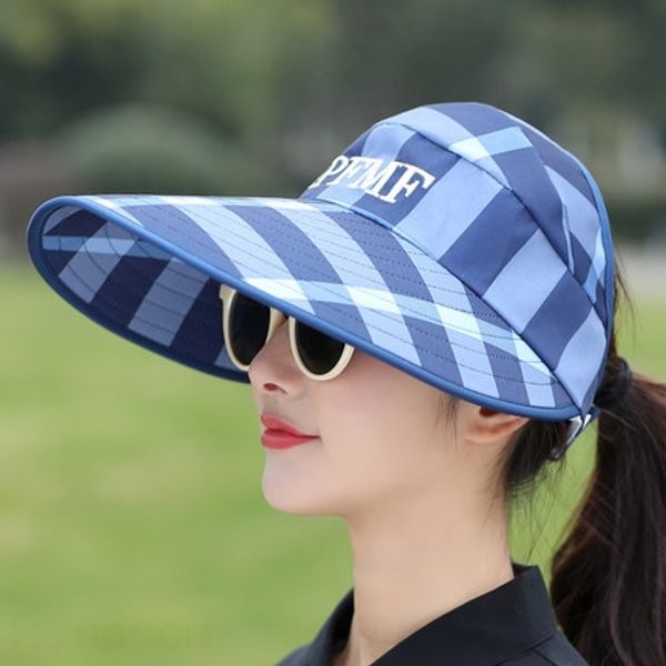 female female korean new all-match outdoor travel leisure sun hat foldable uv-proof sun hat, Blue;gray
female female korean new all-match outdoor travel leisure sun hat foldable uv-proof sun hat, Blue;gray