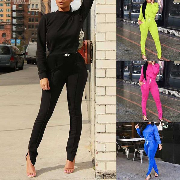 women running tracksuit casual outfit long sleeve pullover crop zipper pants sets fashion female fitness sports yoga suit, Black;blue
women running tracksuit casual outfit long sleeve pullover crop zipper pants sets fashion female fitness sports yoga suit, Black;blue