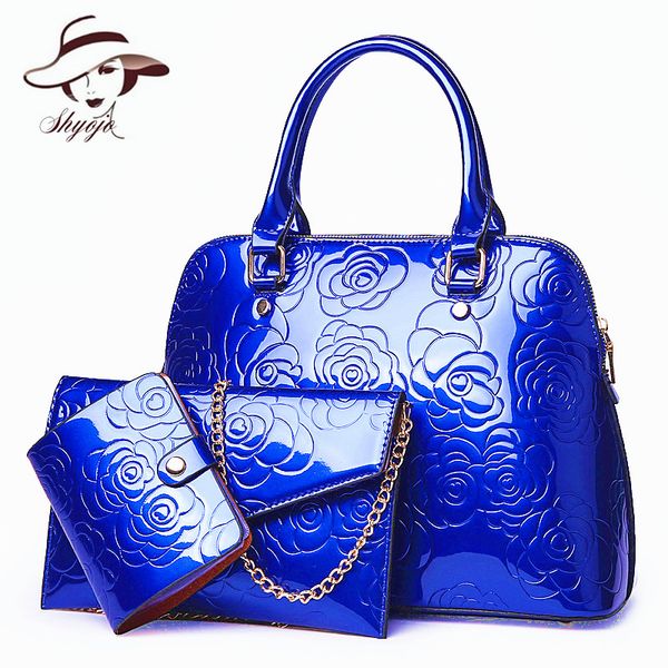 luxury 3 pcs/set bags patent leather composite messenger bags for women handbags fashion shell shoulder tote purse
luxury 3 pcs/set bags patent leather composite messenger bags for women handbags fashion shell shoulder tote purse