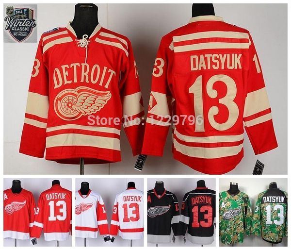 detroit red wings pavel datsyuk hockey jerseys home red white black camo 2014 winter classic #13 datsyuk stitched jersey a patch, Black;red
detroit red wings pavel datsyuk hockey jerseys home red white black camo 2014 winter classic #13 datsyuk stitched jersey a patch, Black;red