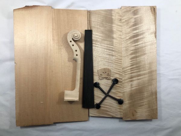 the semi-finished violin can be made by yourself