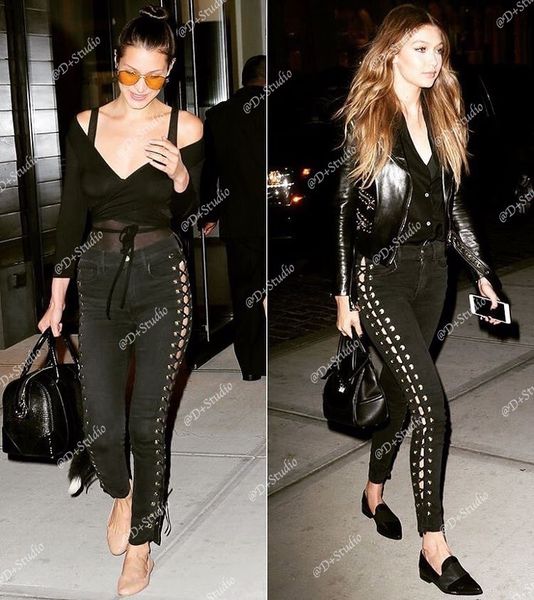 ins european and american street style gigi celebrity inspired black side strap hollow tight bag hip jeans feet pants womens fashion sa, Blue
ins european and american street style gigi celebrity inspired black side strap hollow tight bag hip jeans feet pants womens fashion sa, Blue