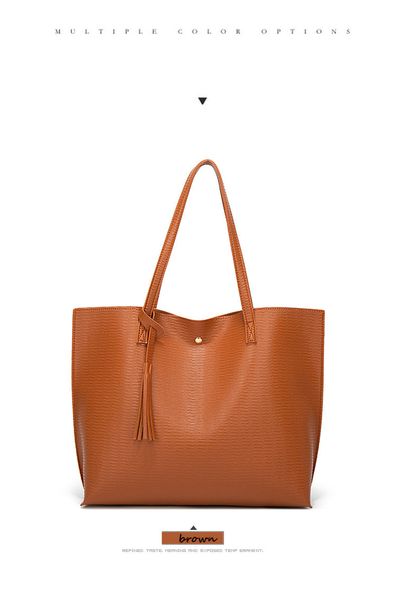 fdb style all-match pu handbag wave pattern tassel women tote bag large capacity bag shopping travel handbags dhl
fdb style all-match pu handbag wave pattern tassel women tote bag large capacity bag shopping travel handbags dhl