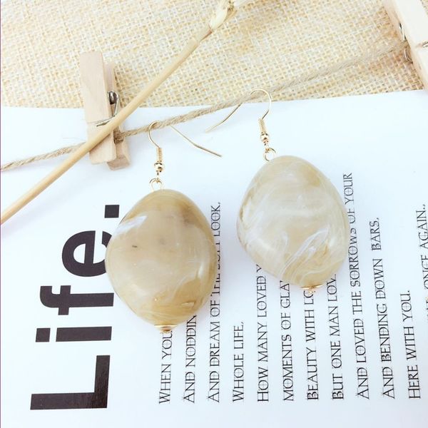 wholesale 10 pairs gold plated irregular shape many colors quartz stone dangle earrings for women fashion jewelry, Silver 
wholesale 10 pairs gold plated irregular shape many colors quartz stone dangle earrings for women fashion jewelry, Silver