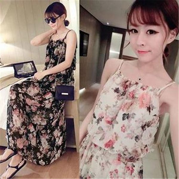 sweet seaside vacation suspender skirt beach skirt chiffon beach bohemian dress floral suspender dress, Black;gray
sweet seaside vacation suspender skirt beach skirt chiffon beach bohemian dress floral suspender dress, Black;gray