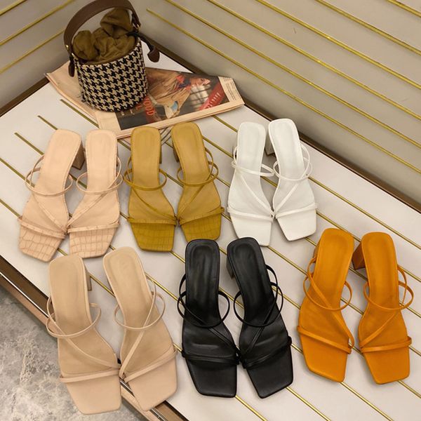 slippers heesl slides women shoes summer outdoor sandal high heels square toe lady flip flop designer band narrow slipper big size, Black
slippers heesl slides women shoes summer outdoor sandal high heels square toe lady flip flop designer band narrow slipper big size, Black