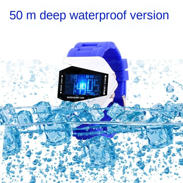 shenzhen fashion creative led electronic watch student aircraft meter electronic waterproof meter waterproof watch, Blue
shenzhen fashion creative led electronic watch student aircraft meter electronic waterproof meter waterproof watch, Blue