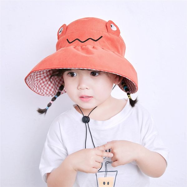 children's bucket bucket baby fisherman's cute sun 2-8 years old girl's big eaves empty hat fashion sun hat, Blue;gray
children's bucket bucket baby fisherman's cute sun 2-8 years old girl's big eaves empty hat fashion sun hat, Blue;gray