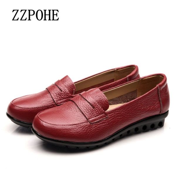 zzpohe new mothers fashion genuine leather single shoes soft comfortable elderly flat shoes anti-skid large size women, Black
zzpohe new mothers fashion genuine leather single shoes soft comfortable elderly flat shoes anti-skid large size women, Black