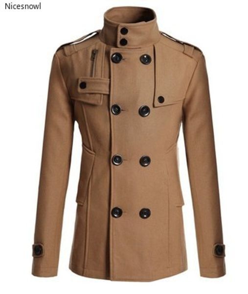 men good quality double breasted wool blend overcoat for men size m-3xl fashion 2020 brand winter long trench coat, Black
men good quality double breasted wool blend overcoat for men size m-3xl fashion 2020 brand winter long trench coat, Black
