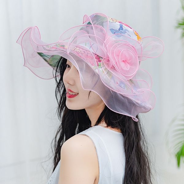 2020 new multi-color cotton linen korean fashion fashion women's cotton and linen hat colorful flower hat, Blue;gray
2020 new multi-color cotton linen korean fashion fashion women's cotton and linen hat colorful flower hat, Blue;gray