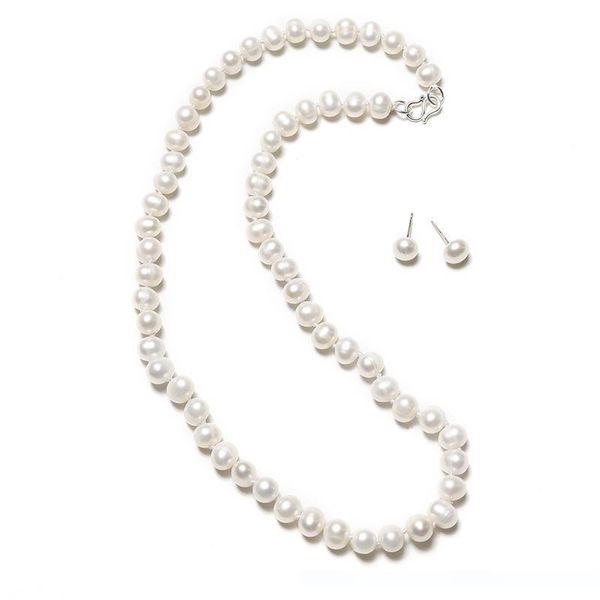natural freshwater pearl necklace silver 925 jewelry necklace for women 7-8mm beads jewelry pearl earrings 18" a7, Black
natural freshwater pearl necklace silver 925 jewelry necklace for women 7-8mm beads jewelry pearl earrings 18" a7, Black