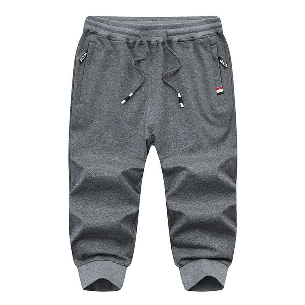 men's knitted sports pants cotton leisure athletic seven-cent pants 3/4 cropped trousers running men fitness sweatpants, Black;blue
men's knitted sports pants cotton leisure athletic seven-cent pants 3/4 cropped trousers running men fitness sweatpants, Black;blue