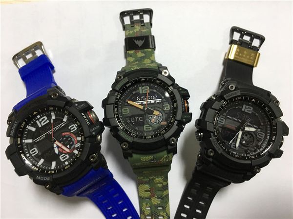 gg style luxury men's watches 1000 led all function work waterproof shock wrist watches compass thermometer digital sports watch wholes, Slivery;brown
gg style luxury men's watches 1000 led all function work waterproof shock wrist watches compass thermometer digital sports watch wholes, Slivery;brown
