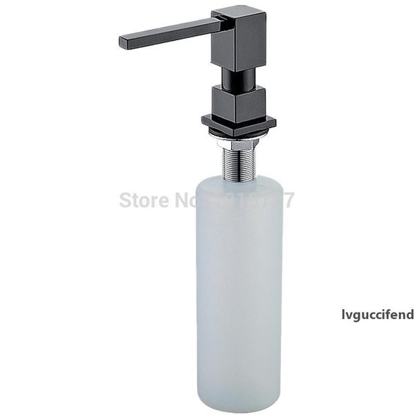 newly wholesale promotion square style pure black/brushed nickel/chrome/gold solid brass kitchen soap dispenser t200424
newly wholesale promotion square style pure black/brushed nickel/chrome/gold solid brass kitchen soap dispenser t200424