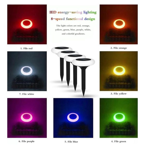 2pcs / 4шт красочные led солнечной энергии водонепроницаемый первый свет водонепроницаемый spike открытый сад двор путь первый солнечный све
2pcs / 4шт красочные led солнечной энергии водонепроницаемый первый свет водонепроницаемый spike открытый сад двор путь первый солнечный све